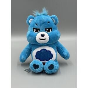 Care Bears Grumpy Bear Blue Plush Small 9” Stuffed Animal Basic Fun 2022